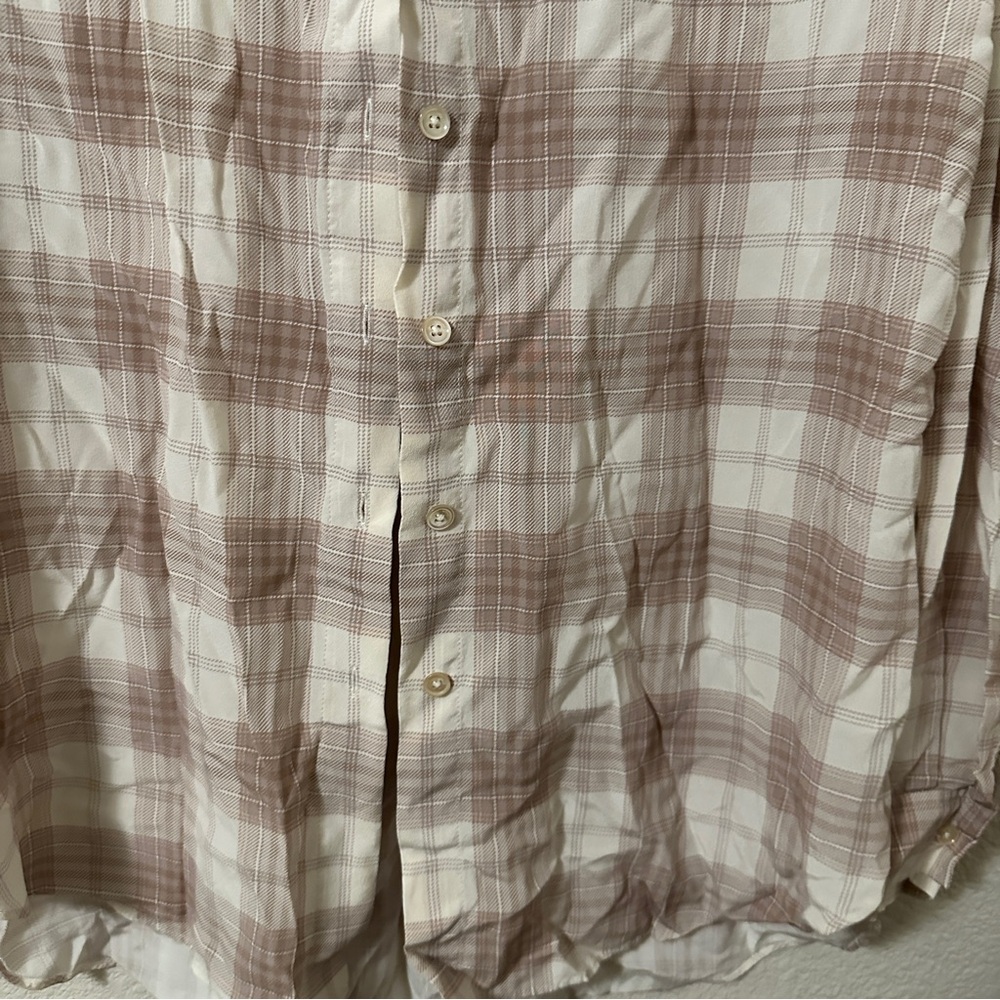 Wilfred Plaid Button Down Sz XS - Picture 5 of 9